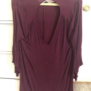 LUSH. Maroon dress